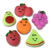 6Pcs Fruit Cup Squishy Fidget Kids Toy- Assorted